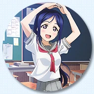1 шт. 58 мм аниме LoveLive!Sunshine Aqours para mochila милые Значки для девочек значки rooch