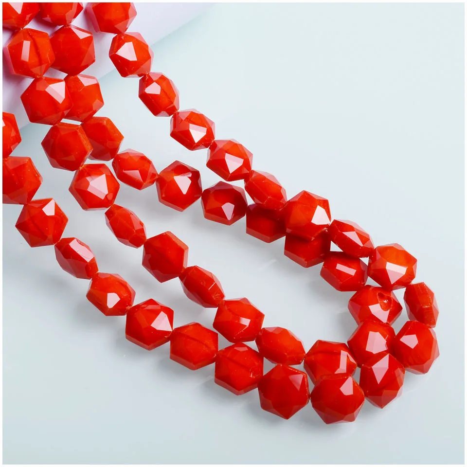 Бусины шестигранной формы для изготовления ювелирных изделий аксессуары