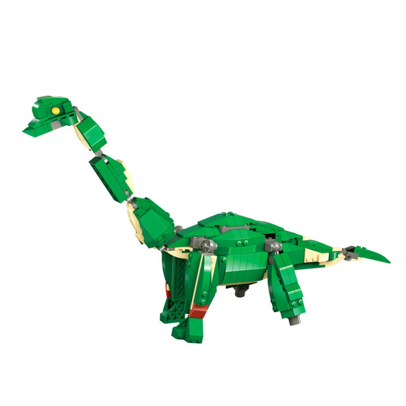 

New 372pcs Creativity 3in1 Tyrannosaurus Building Blocks Transformer Dinosaur Brick Assembling Model Toys Gifts for Children