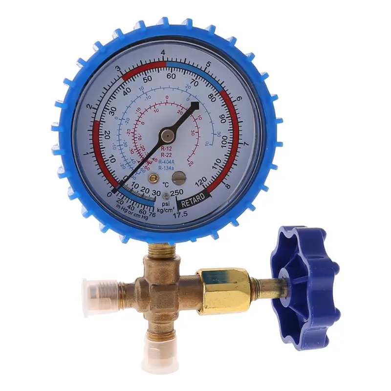 

220PSI 500PSI Air Conditioning Refrigerant Recharge Pressure Gauge Manometer