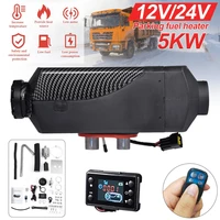 12v24v 5kw low consumption car air heater compact automatic fuel heater for vehicle rv trailer trucks home boats camper van