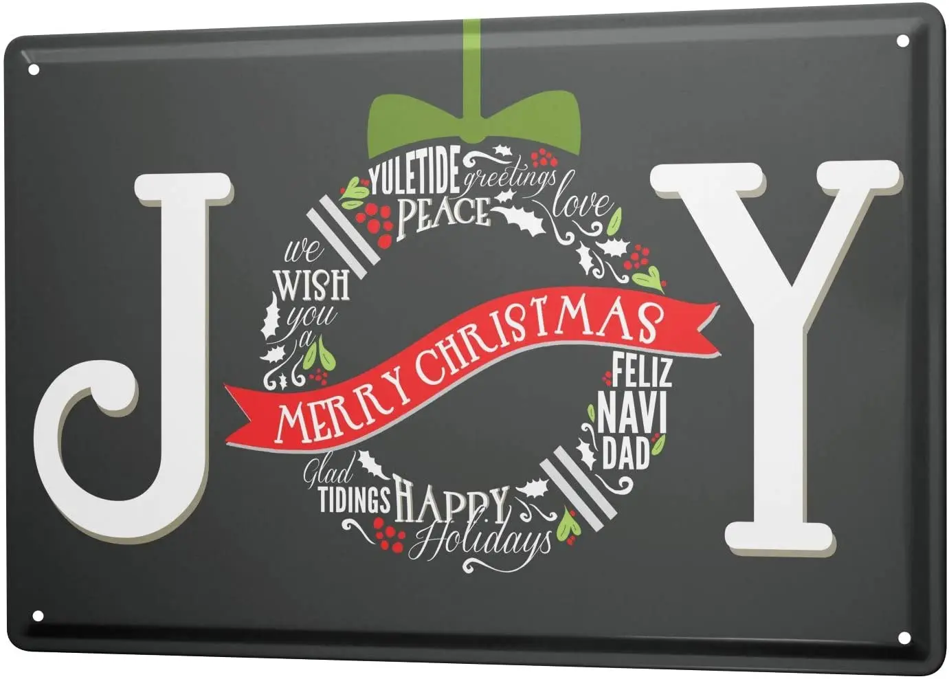 

SINCE 2004 tin Sign Christmas Retro Joy