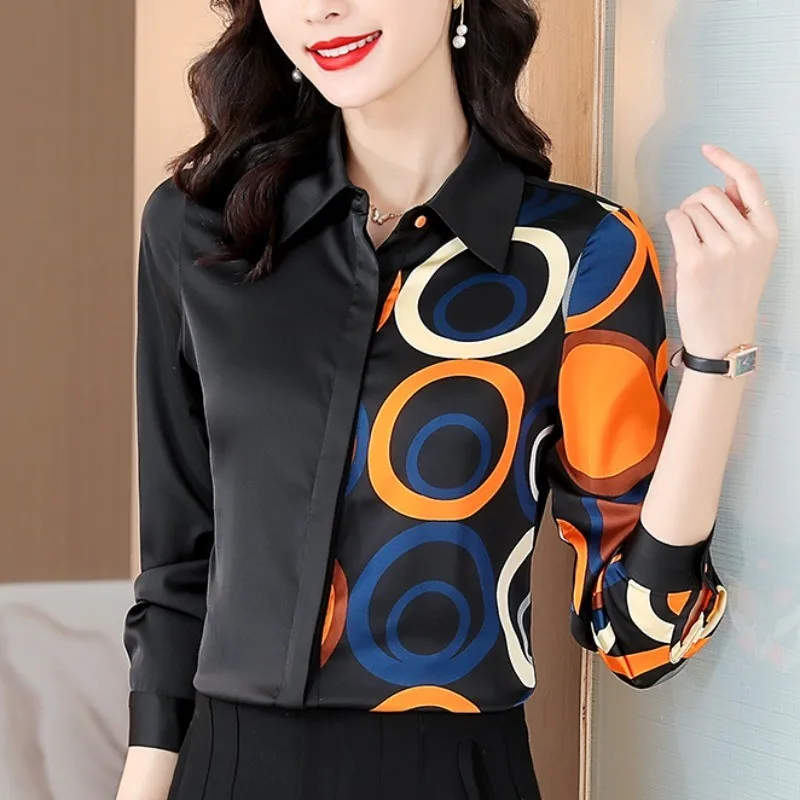 Блузка женская с длинным рукавом осень-весна | Женская одежда