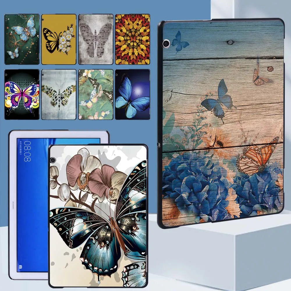 

Чехол для планшета Huawei MediaPad T5 10 10,1 дюймов ультратонкий пластиковый жесткий чехол-накладка + Бесплатный стилус