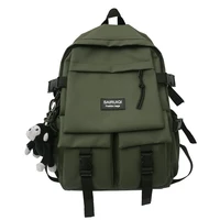 bags school backpack for teenage girl nylon book bags college wind large capacity schoolbag 2021 new