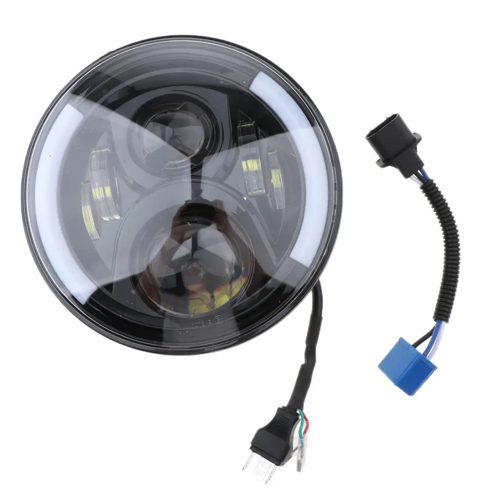 

7 Inch LED Headlight for Jeep Wrangler IP67 45W Round LED Headlamp With DRL High Low Beam For Jeep Wrangler With Adapter