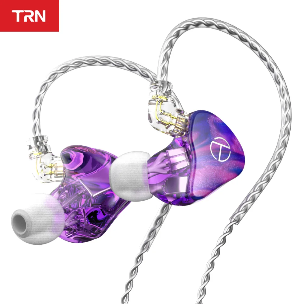 

TRN X7 7BA In Ear Earphones Balanced Armature HIFI DJ Monitor Headset Noise Earbud Earphone Silver-plated Cable BA15 BA8 BA5 MT1