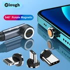 Магнитный зарядный кабель Elough, кабель USB Type-C для быстрой зарядки, 3 в 1, магнитные кабели Micro Data для быстрой зарядки, USB-провод, шнур