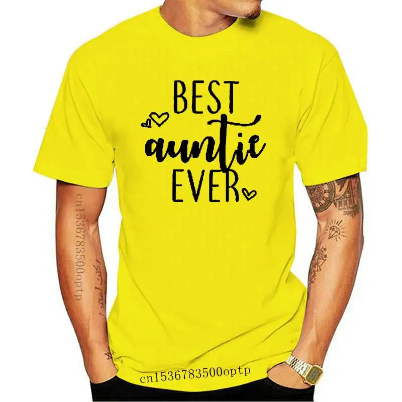 

Best Auntie Ever 100% Cotton T-shirt BAE Best Aunt Ever Gift Tshirt Funny Women Graphic World's Best Aunt Top Tee