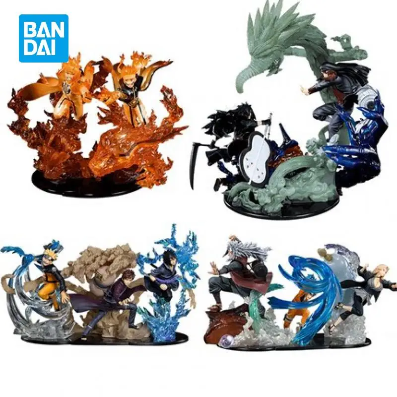 Фигурка Bandai Наруто Tsunade Namikaze Minato Uchiha Madara фигурка Zero Arts Fz 22 см аниме-фигурка из ПВХ