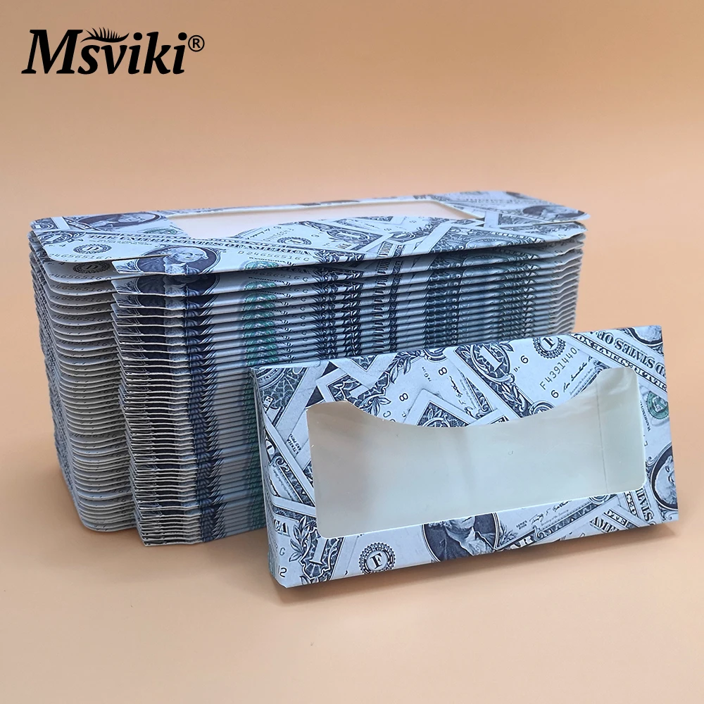 Оптовая продажа накладные ресницы картонная коробка для денег розовые норковые