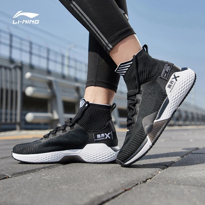 Li-Ning/женская спортивная обувь без ограничений; спортивная обувь с дышащей подкладкой; кроссовки; AFJP006 YXX049