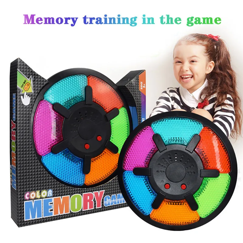 Обучающая игра с памятью со светом и звуками викторина Игрушечная машина
