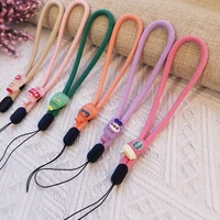universal strap lanyard for phone charm cellphone camera keychain pendant wrist short cord silicone wrist rope mobile lanyard