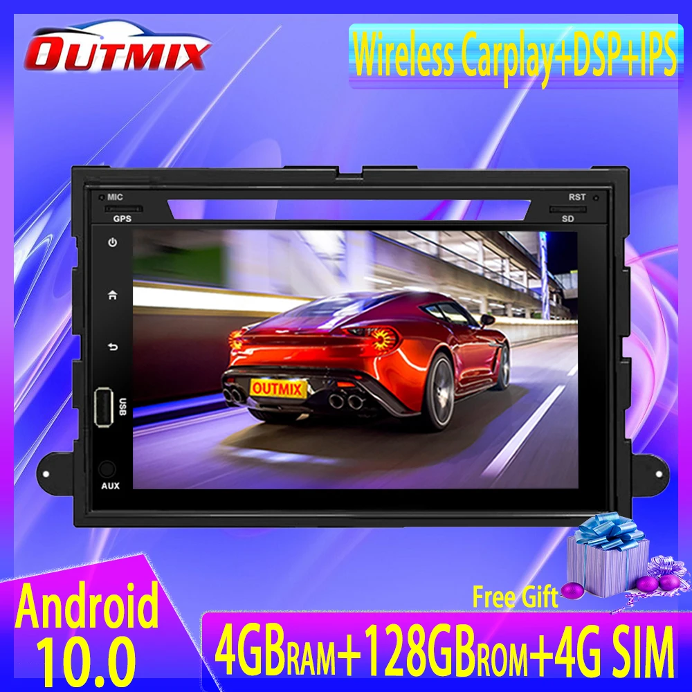 

Автомобильный DVD-плеер Android, GPS-навигация, радио-плеер для Ford Explorer Fusion, автомобильный мультимедийный плеер, головное устройство DSP IPS