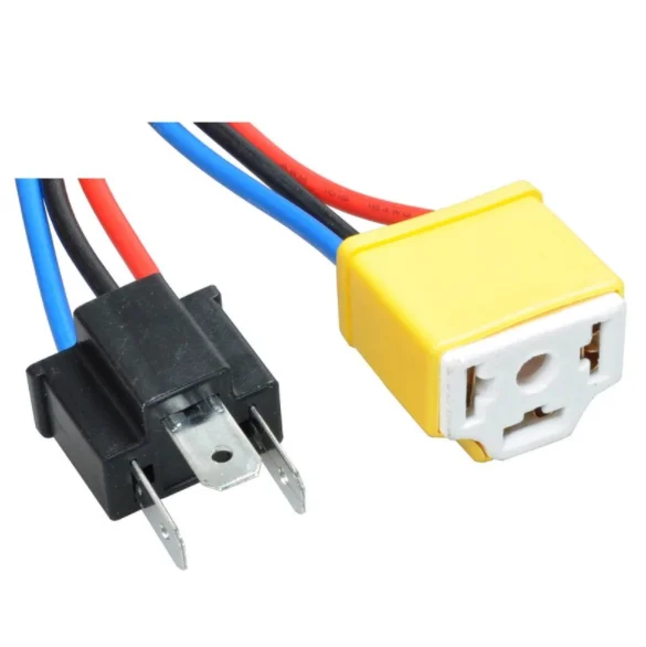 Автомобильная фара H4 лампочка для фар керамические розетки релейный Жгут