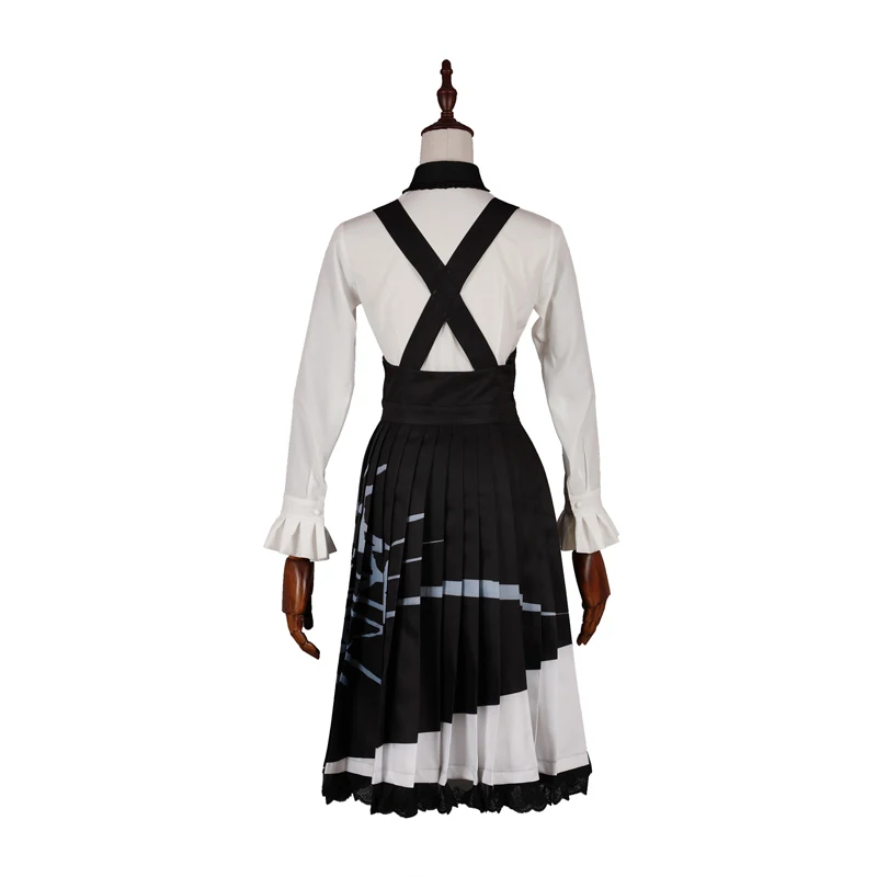 Игра Danganronpa V3: Новый 2020 гармонии Kirumi Косплэй костюм платье служанки для Хэллоуин