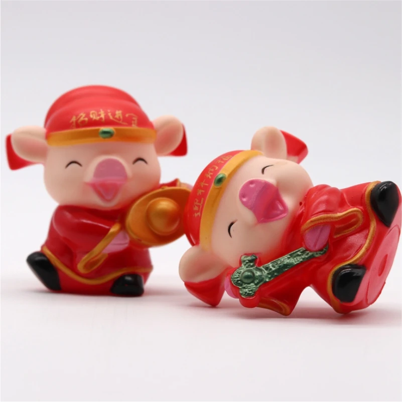 2/набор милый мультяшный рисунок китайский талисман мини силиконовая кукла