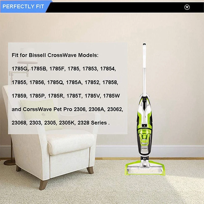 

2 Set Vacuum Cleaner Accessories: 1 Set Area Rug Brush Roll/Multi-Surface Brush Roll & 1 Set Carpet Brush