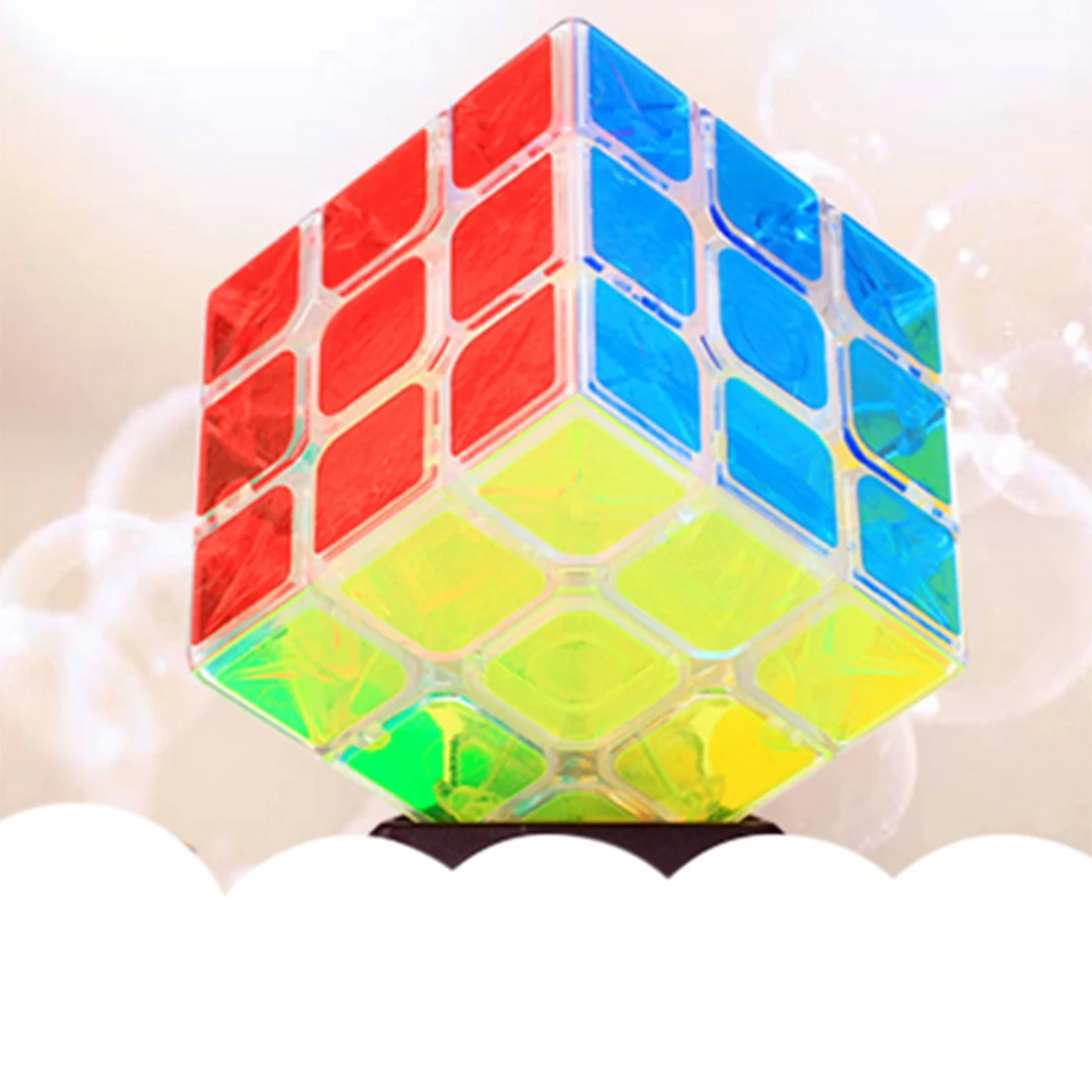 Z CUBE прозрачный магический куб 3x3x3 головоломка скоростной игрушка|Головоломки| |
