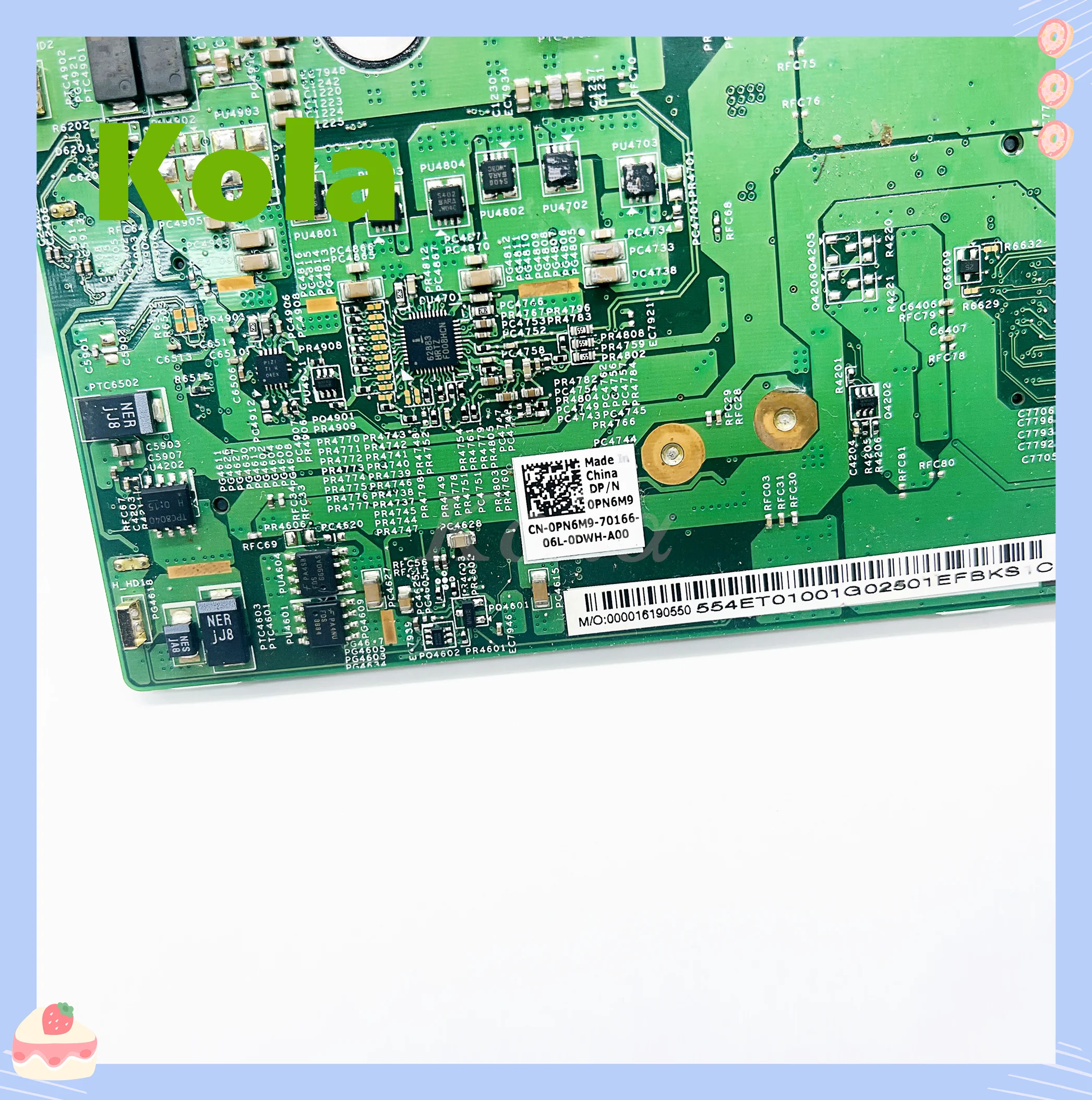 Материнская плата для ноутбука DELL Vostro V3500 3500 материнская CN-0PN6M9 0PN6M9 PN6M9 HM57 DDR3 100%