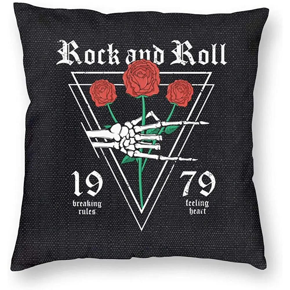 

Диванная подушка, вертикальные Чехлы для подушек, наволочки для диванной подушки из мешковины, рок-ролл 1979, стандартные наволочки для диван...