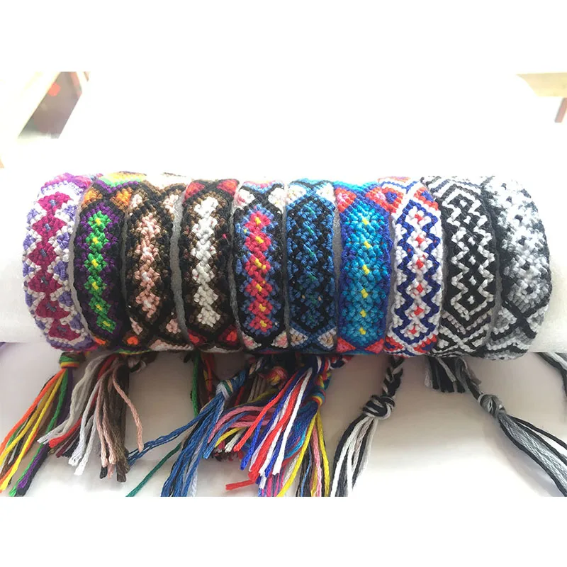 1 шт. плетеный браслет дружбы в этническом стиле|Браслеты с шармами| |