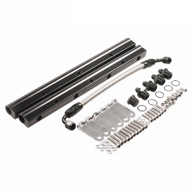 

AU05 -Billet Fuel Rail Kit for LS LS1 LS2 LS3 LS6 LSX Stock Intake Manifold 6AN+Hardware