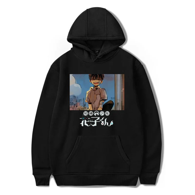 

100%COTTONHanako Kun Hoodies Japanese Anime Toilet Bound Printed Men Women Cartoon Pullover Tops Streetwear