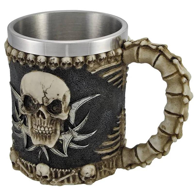 Ретро Готическая Этническая фотокружка для кофе чашка из полимерной нержавеющей