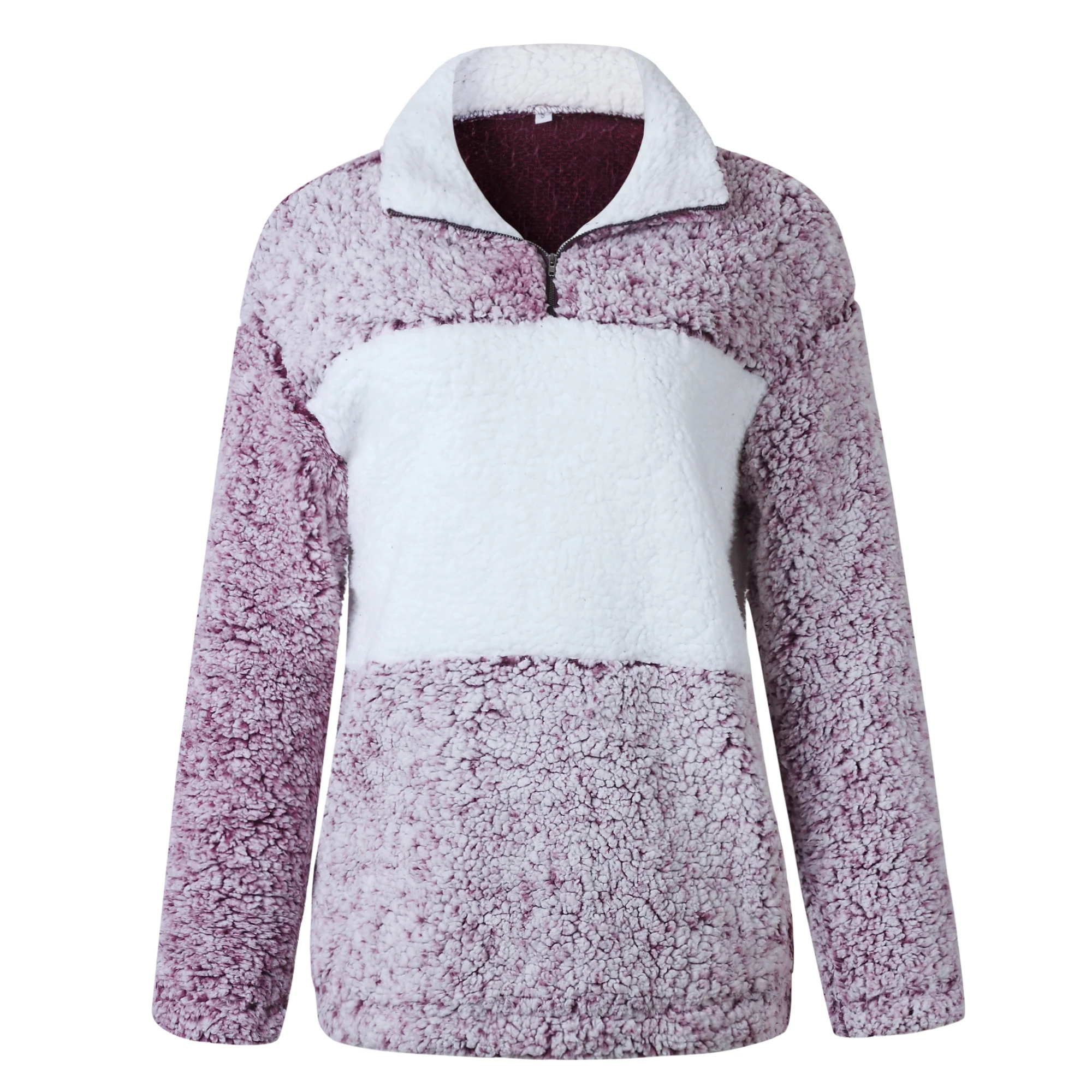 

Women Fashion Winter Autumn Hooded Sweatshirt Lady Girls Pullover Coats Female Warm Fleece Patchwork Winter Casual Outwear Tops