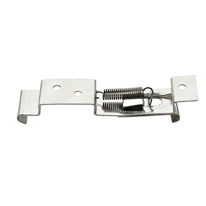 1pair European Car License Plate Frame Holder Trailer Number Clips Spring Loaded Stainless Steel Bracket cars | Автомобили и