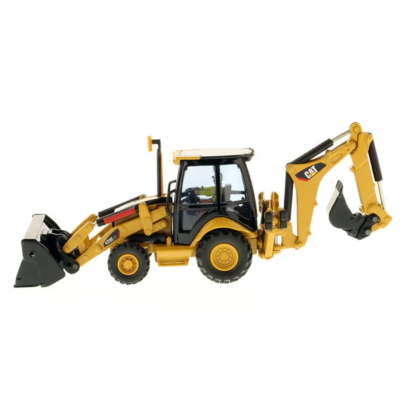 Поворотный экскаватор-погрузчик CAT420E DM-85143 1:50 с игрушечным рабочим инструментом -