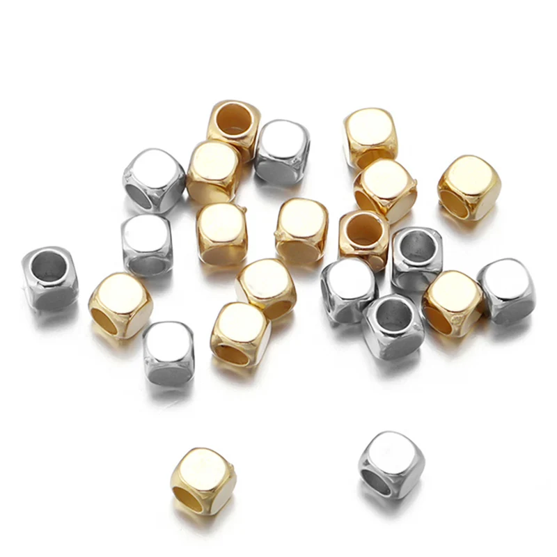 

200-500pcs/Lot CCB Plastic Square Acrylic Cuboid Seed Beads Bulk Loose Spacer Beads For Jewelry Making Supplies DIY Bracelet