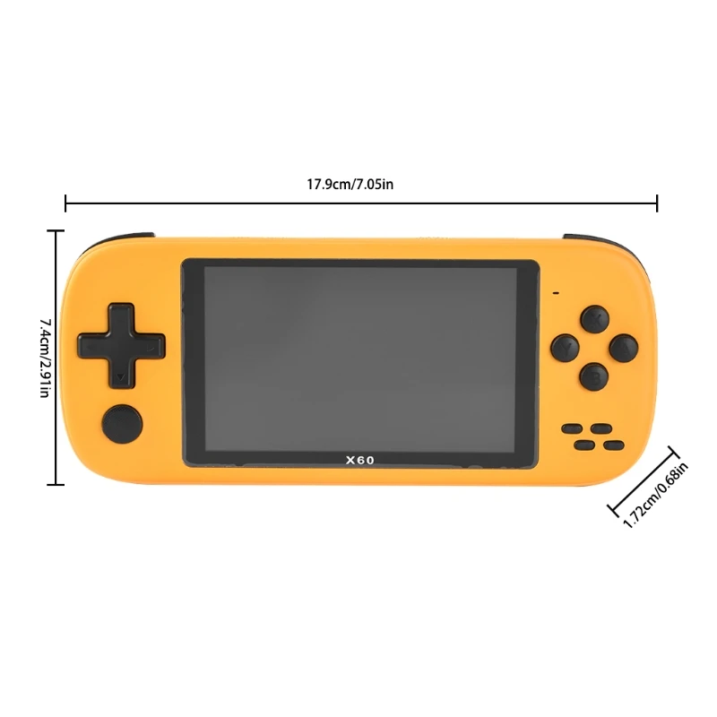 

4.3 inches Handheld Portable Game Console 2000 Games Support FC/GB/GBA/MD/NES/SFC Gaming Machine