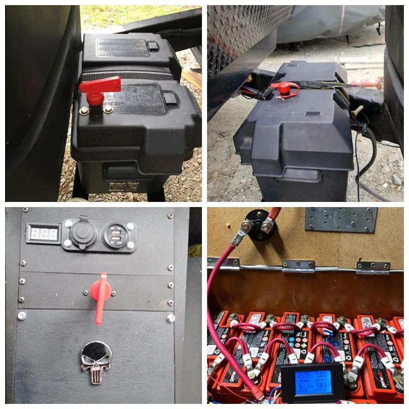 

New 200A Car Modified Battery Power Switch Battery Isolator Disconnect Cut OFF Power for Vehicles Marine Car Boat