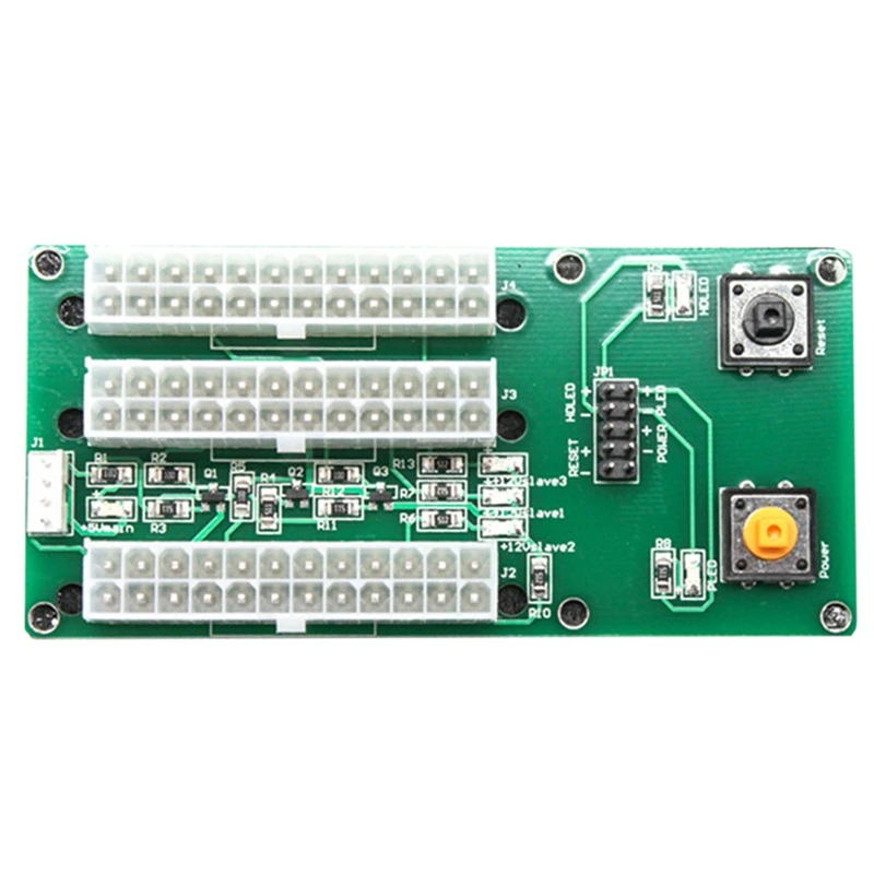 Синхронная плата питания, стартовая плата с тремя Источниками питания, ATX, многофункциональный чехол для компьютера, 24 контакта, с фотокабел...