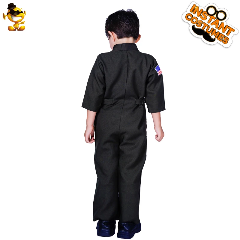 Детская специальная одежда для мальчиков полицейский костюмы пилотов Хэллоуин