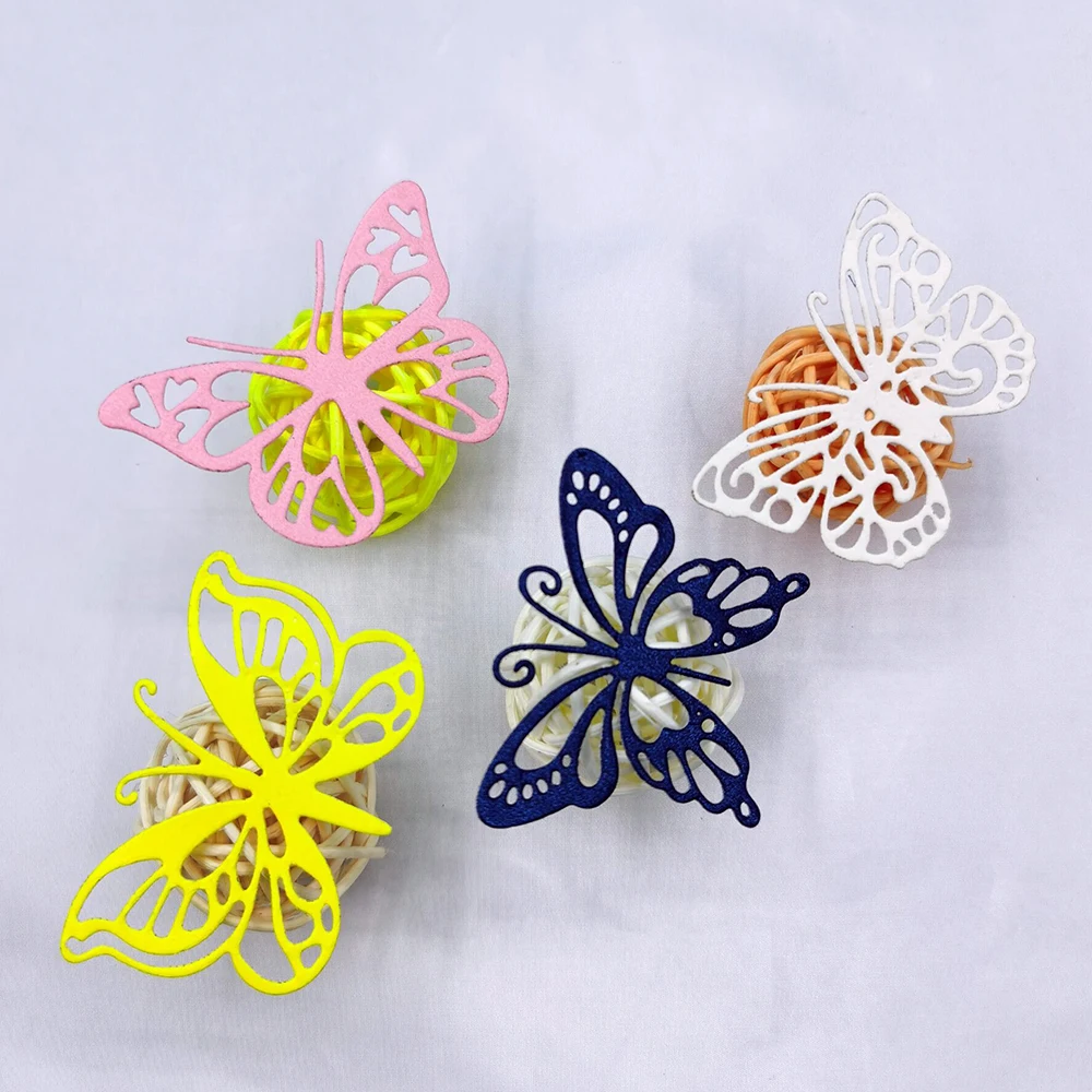 

Four Butterfl Stencil Crafts Molds Embossing Cutting Templates Scrapbook Cutting Knife Metal Die Stamps And Dies Card Making Diy