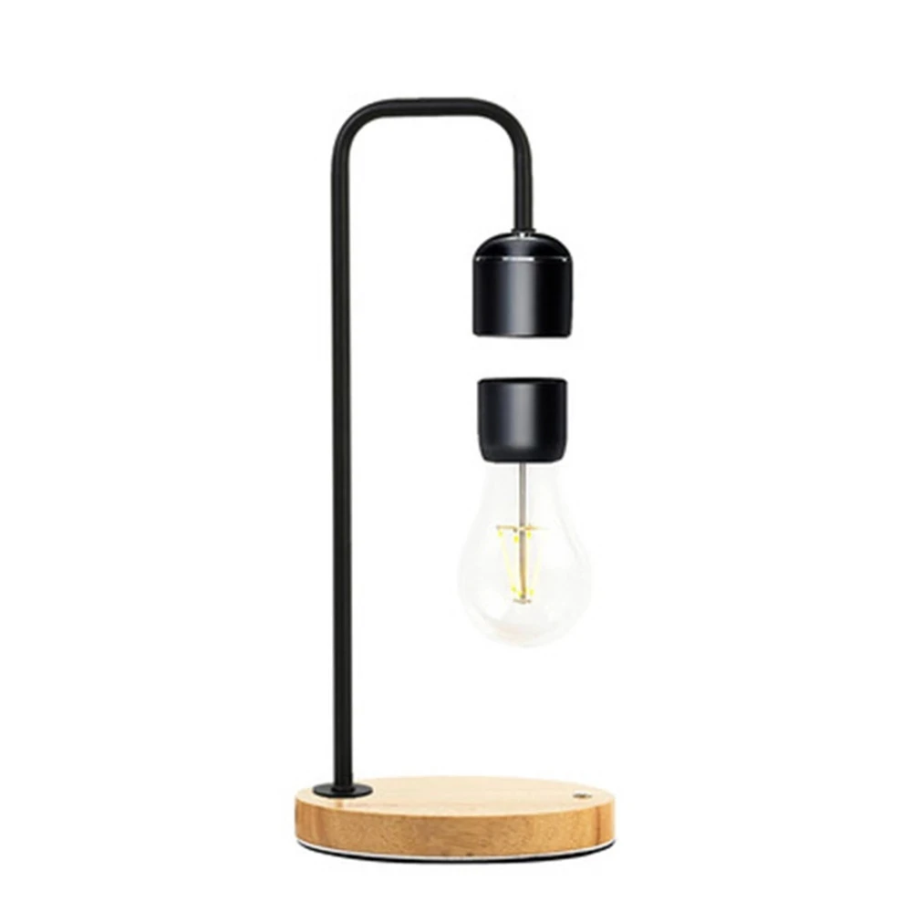 Levitate gleagle switch suspended levitation led table desk lampe bulb ufo balance levitating kinetic wood light buld