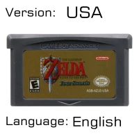 32 бит видеоигры картридж Консоли Карты для nintendo GBA The Legend of Zeld серии майншап оракул возрастов сезонов - Цвет: Four Swords USA