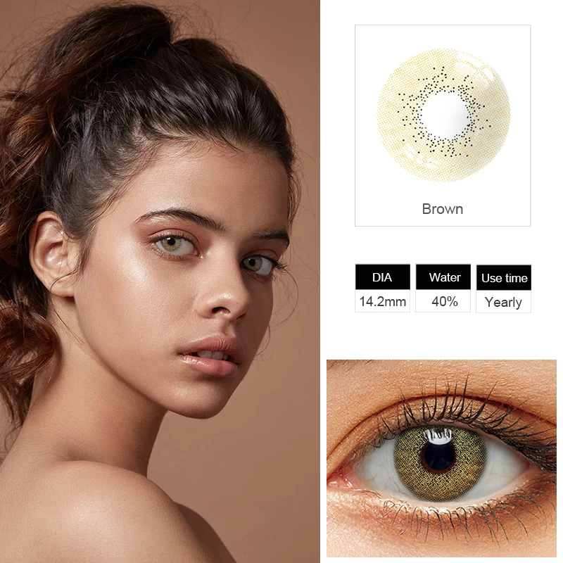 Контактные линзы для глаз зеленые шт./пара цветов|Контактные линзы| |