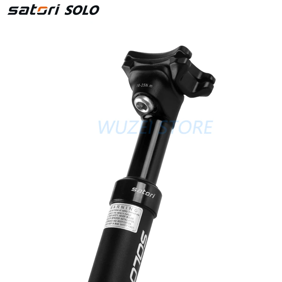 SATORI bicycle seat post 27.2/28.6/30.4/30.8 30.9mm*355mm Aluminium shock tube MTB road bike saddle 40mm Travel | Спорт и