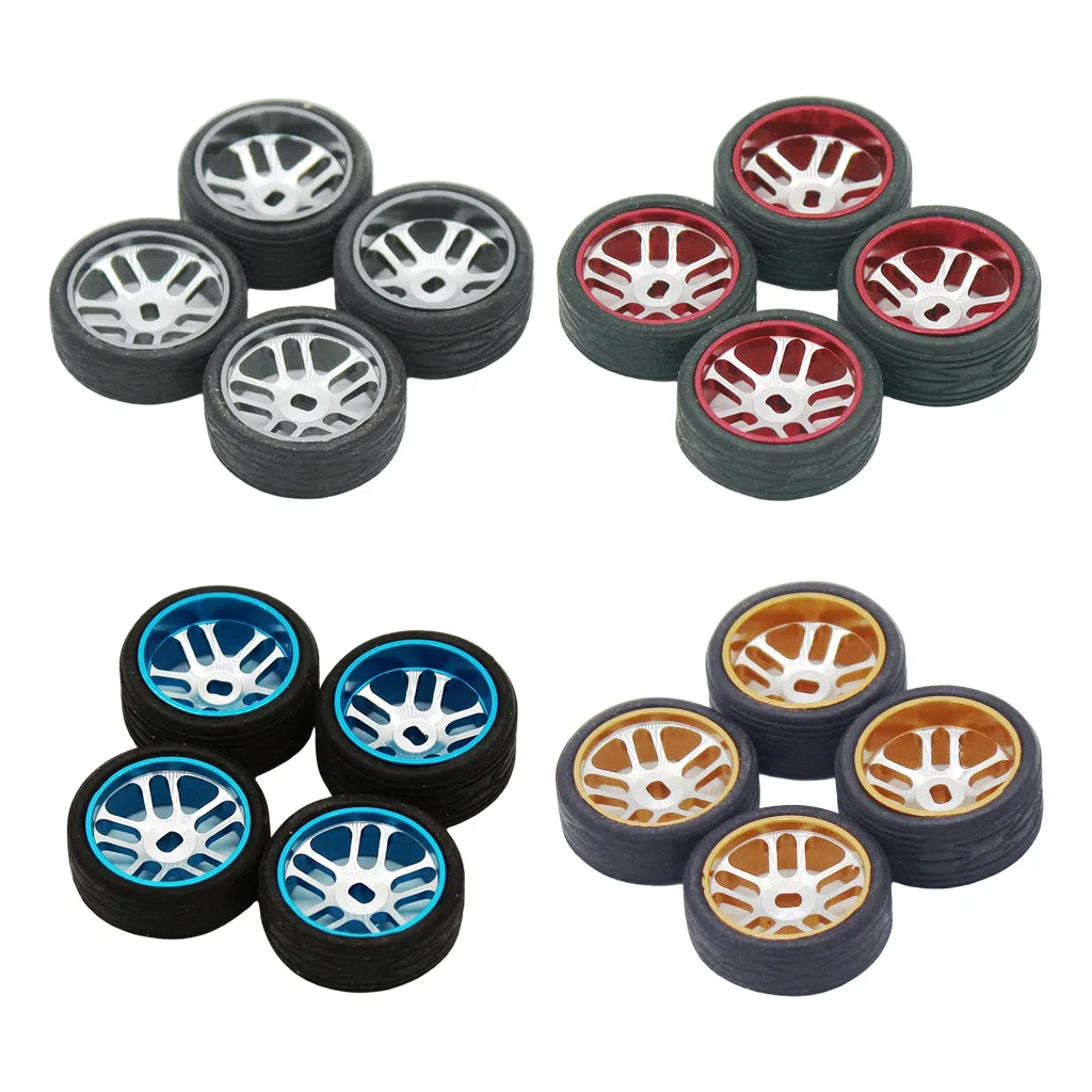 

4pcs RC Wheels Tires Set for Wltoys K989 1/28 Car Buggy Replacement Parts