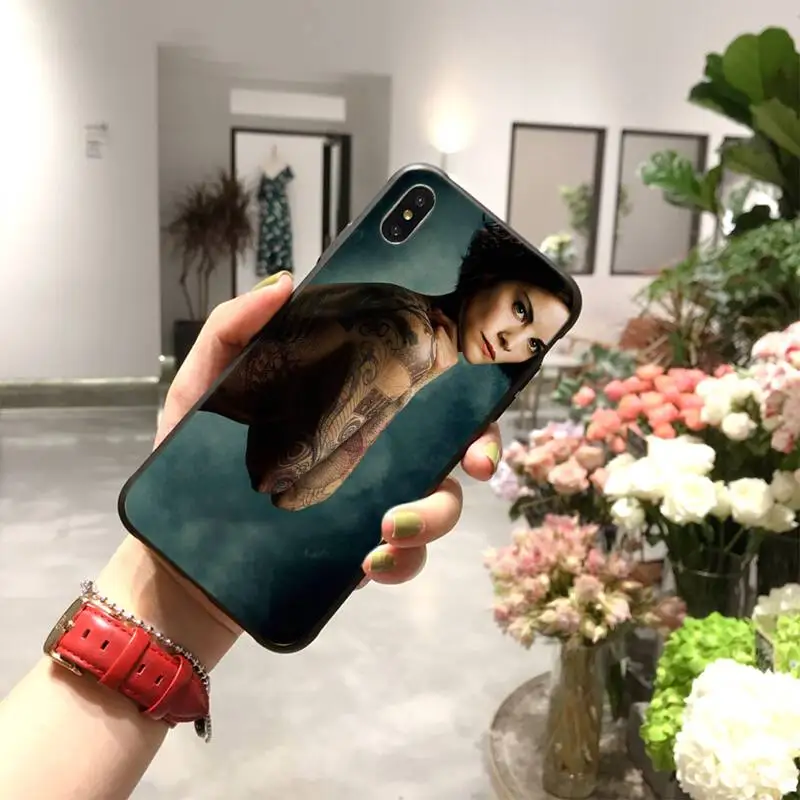 

NBDRUICAI Blindspot Jaimie Alexander Soft Silicone Black Phone Case for iPhone 11 pro XS MAX 8 7 6 6S Plus X 5S SE XR case