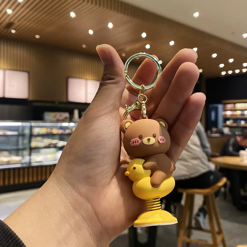 

Creative Animal Students Desktop Key Chains Fashion Couples Mobile Phone Pendant Keyring Shiba Inu Men And Women Gift Keychain