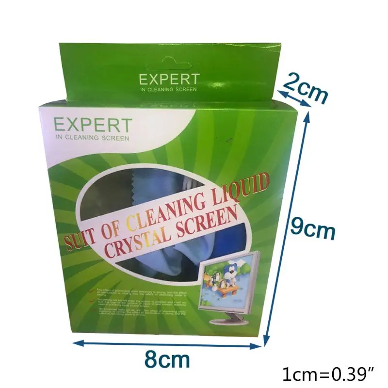 

1Set Tablet Phone LCD Screen Cleaning Kit Screen Cleaner with Clean Brush Cloth