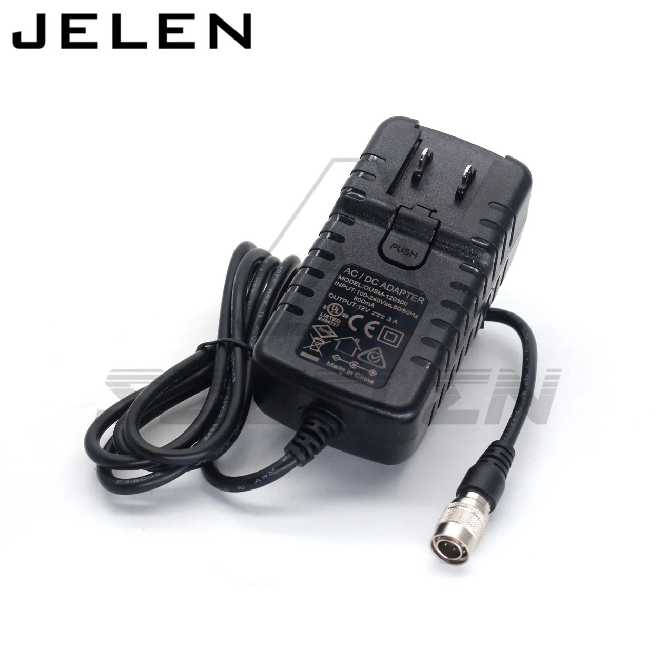 От 110-220 В до 12 Hirose 4-контактный для звуковых устройств 688 788T кабель питания с зумом