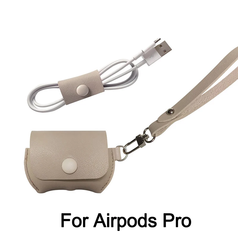 Сказочный кожаный чехол для Apple Airpods Pro, противоударный ремешок для наушников, чехол для AirPods 3 2 1, чехол для зарядки, защитный чехол