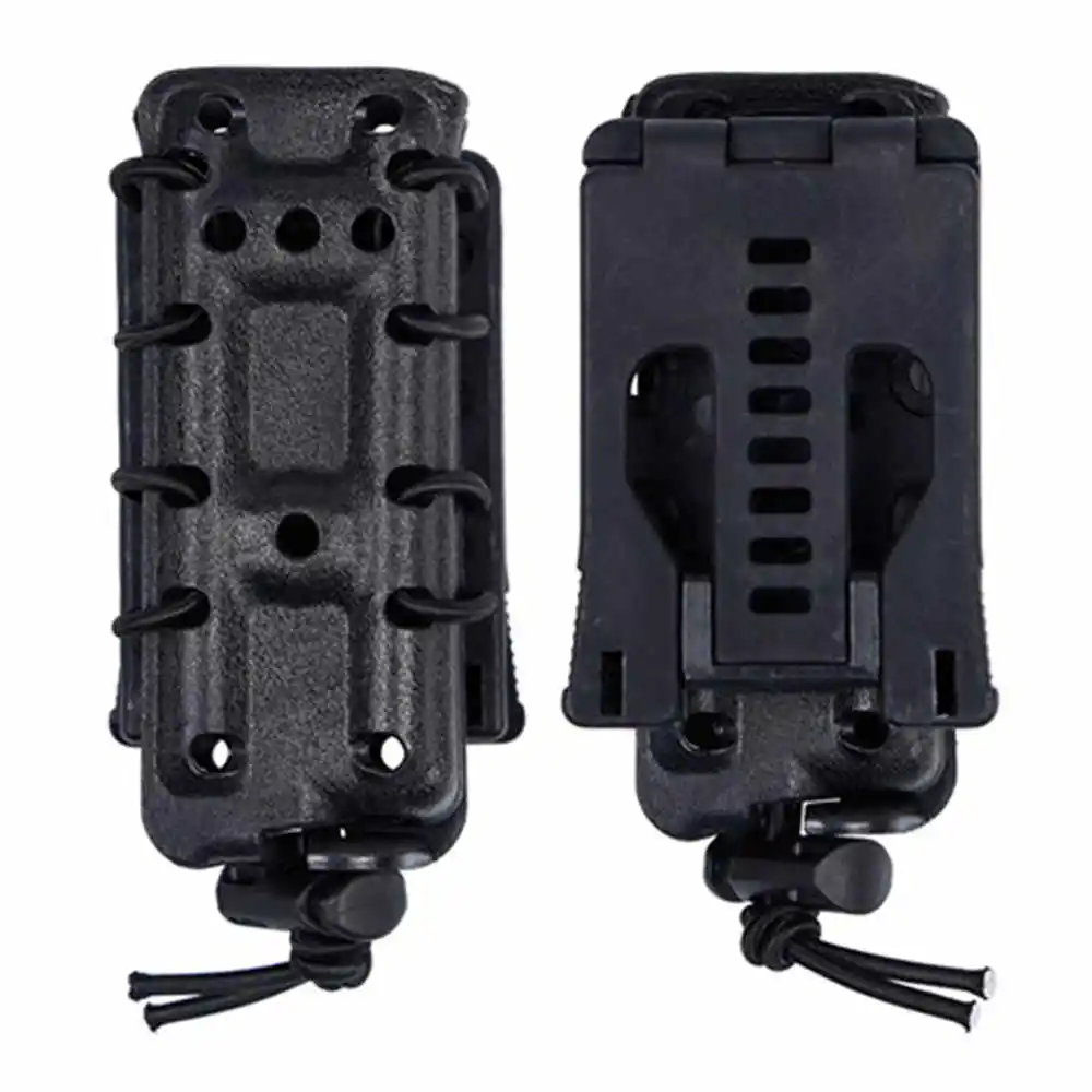 FIRECLUB тактический 9 мм подсумок кобура Быстрый Маг пистолет военный страйкбол охотничий кобура Быстрый модуль - Цвет: EP0907-C-black